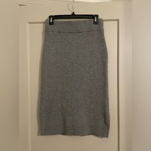 Fashion Union gray knit pencil skirt size 6